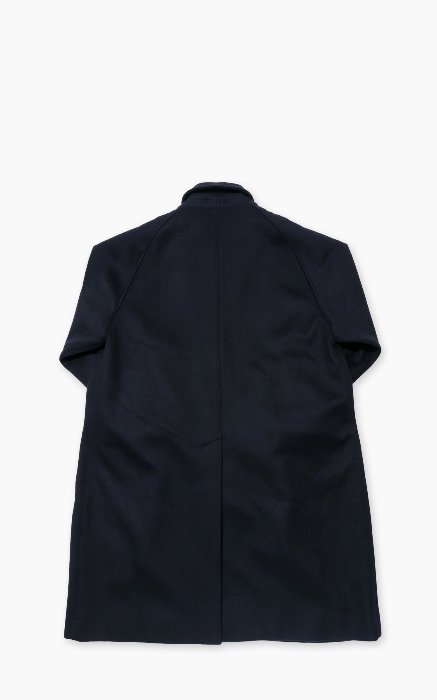 Kaptain Sunshine Walker Coat Cashmere Wool Navy