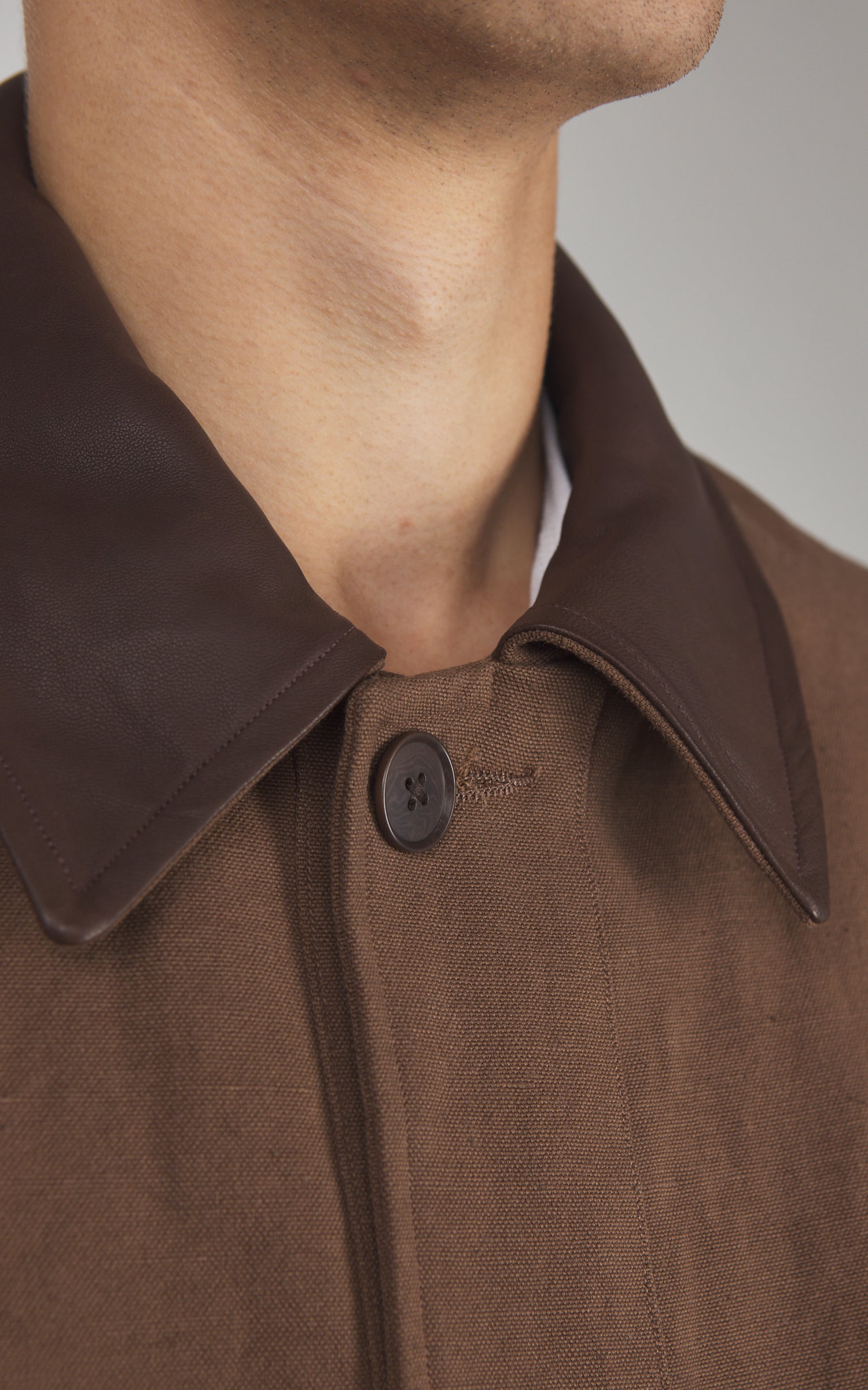 Kaptain Sunshine Cotton Hemp Work Coat Kakishibu