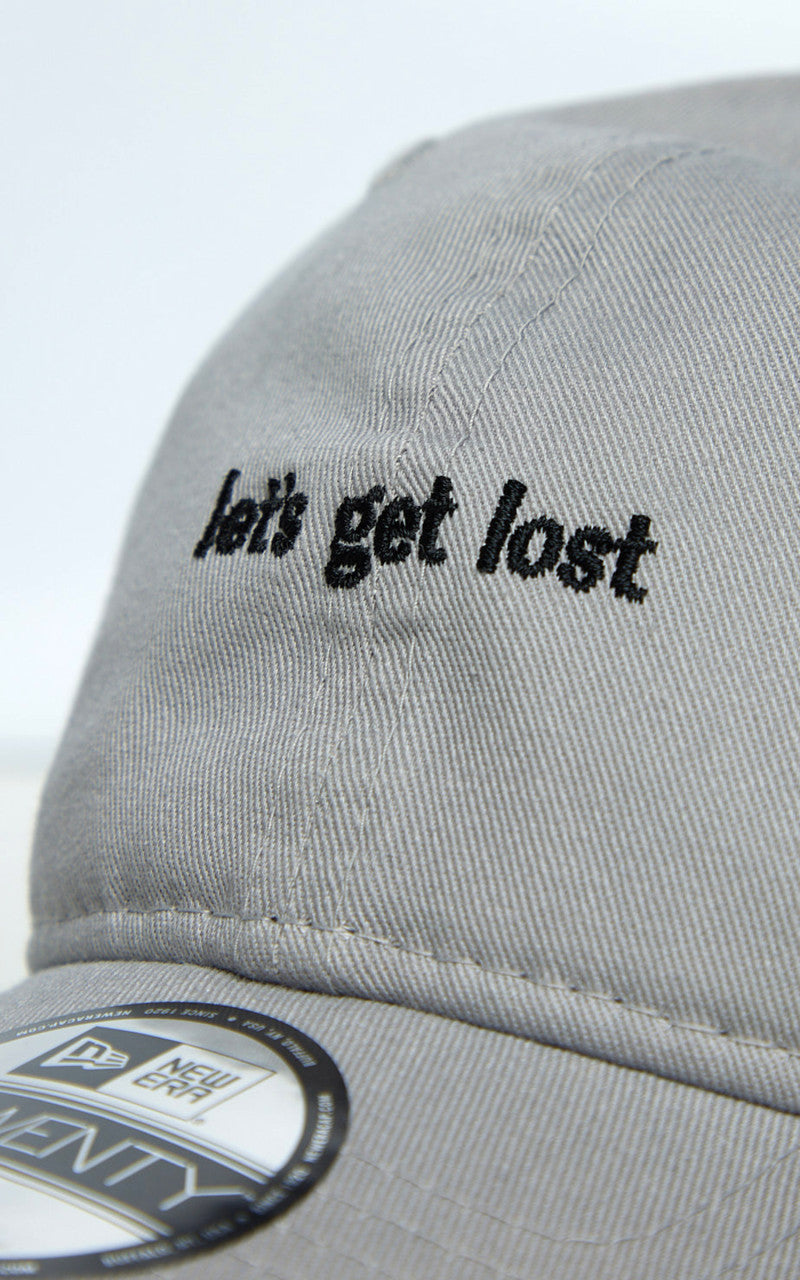 Kaptain Sunshine x New Era Let's Get Lost Cap Light Grey