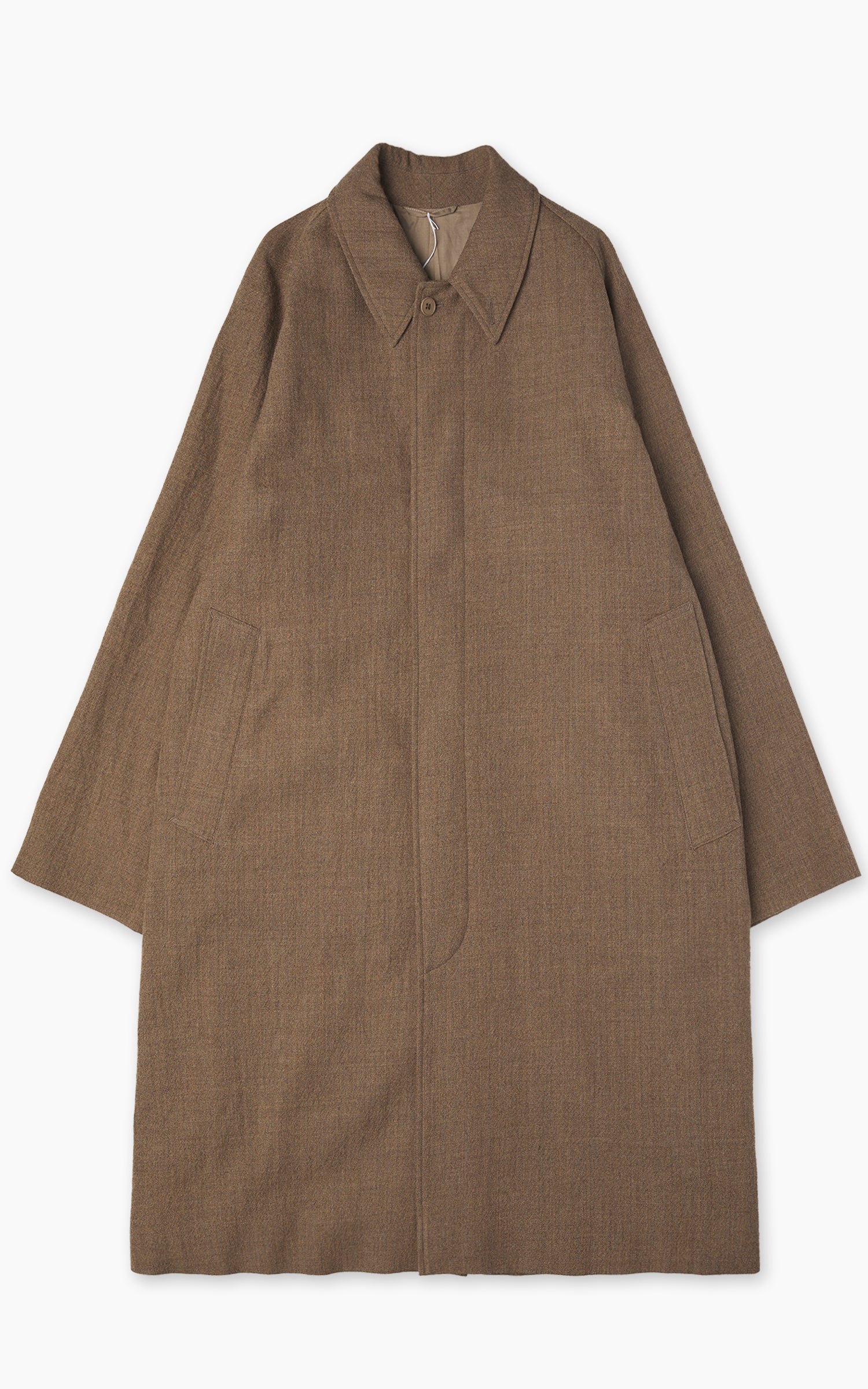 Kaptain Sunshine Walker Coat Wool Serge Top Cab Brown