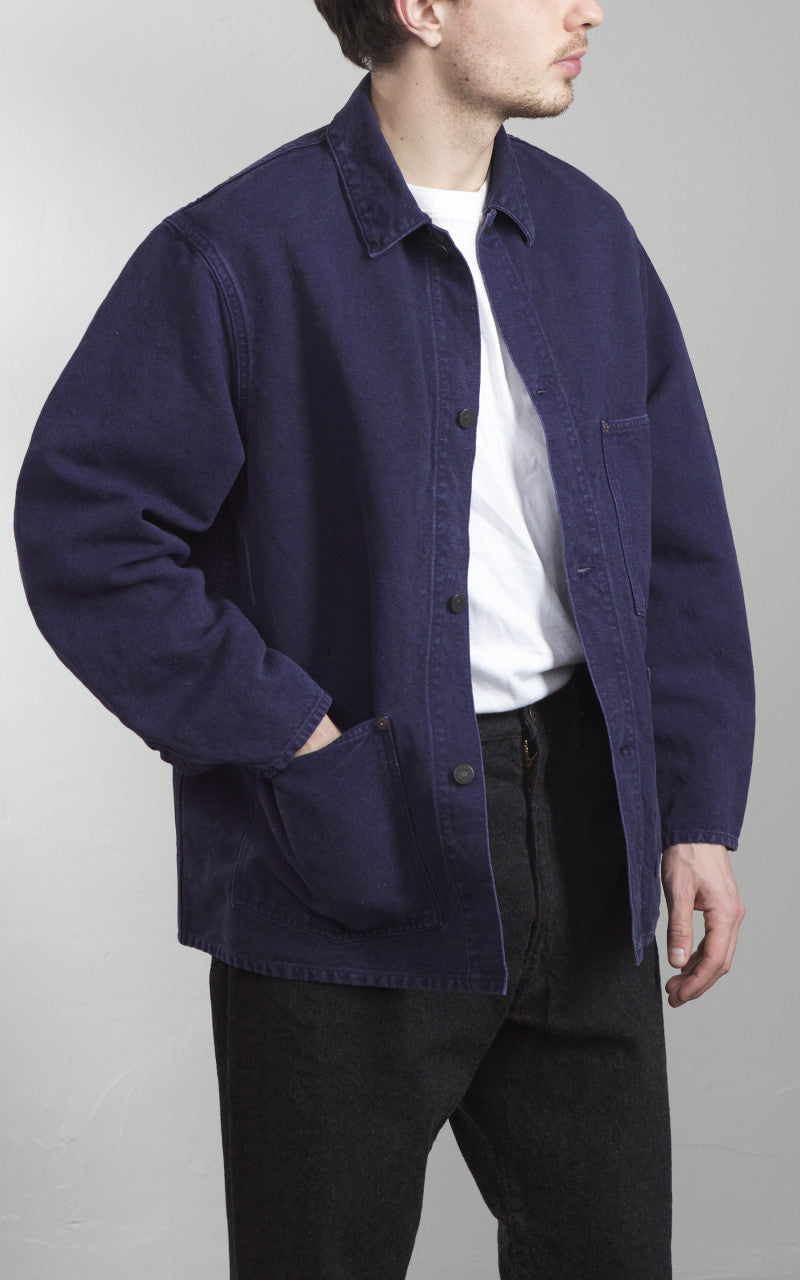 Kaptain Sunshine Coverall Jacket Navy Blue