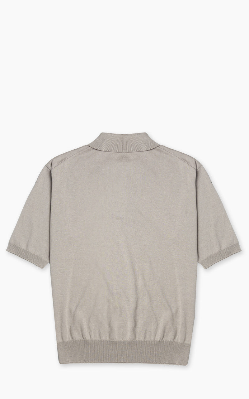Kaptain Sunshine Cotton Knit Polo Shirt Taupe