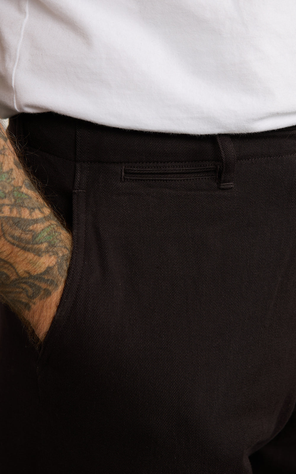 Kaptain Sunshine Cotton Drill Officer Pants Black