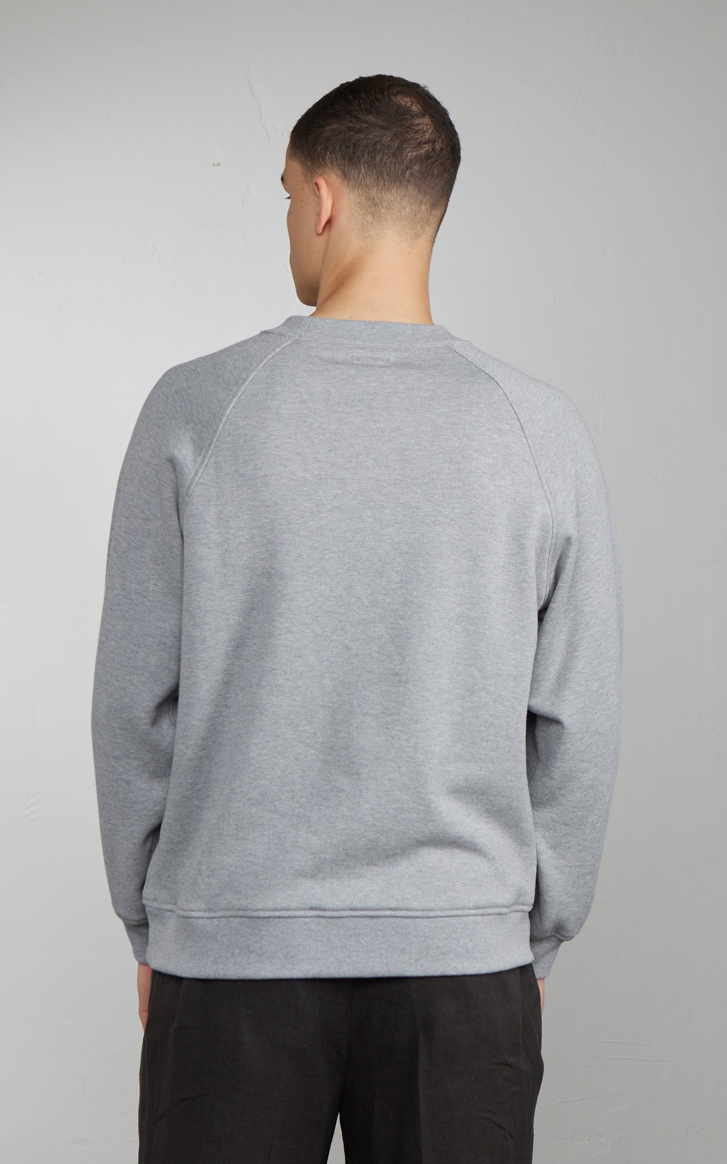 Kaptain Sunshine Suvin Sweat Crewneck Pullover Feather Grey