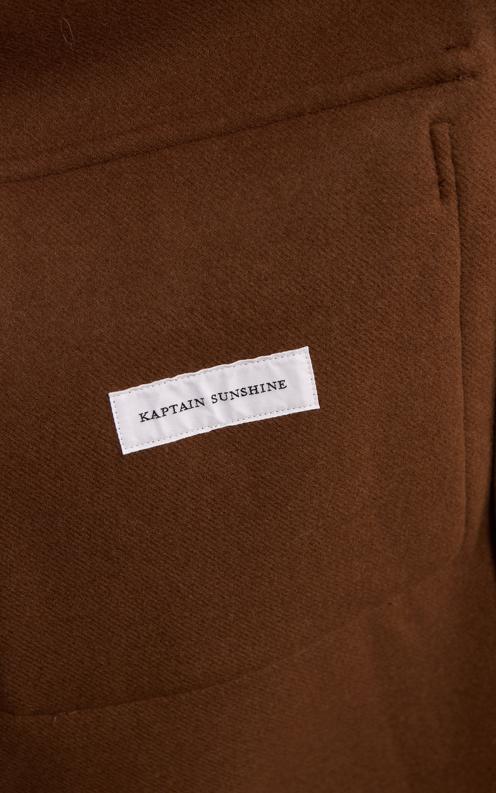 Kaptain Sunshine Traveller Coat Wool Coffee