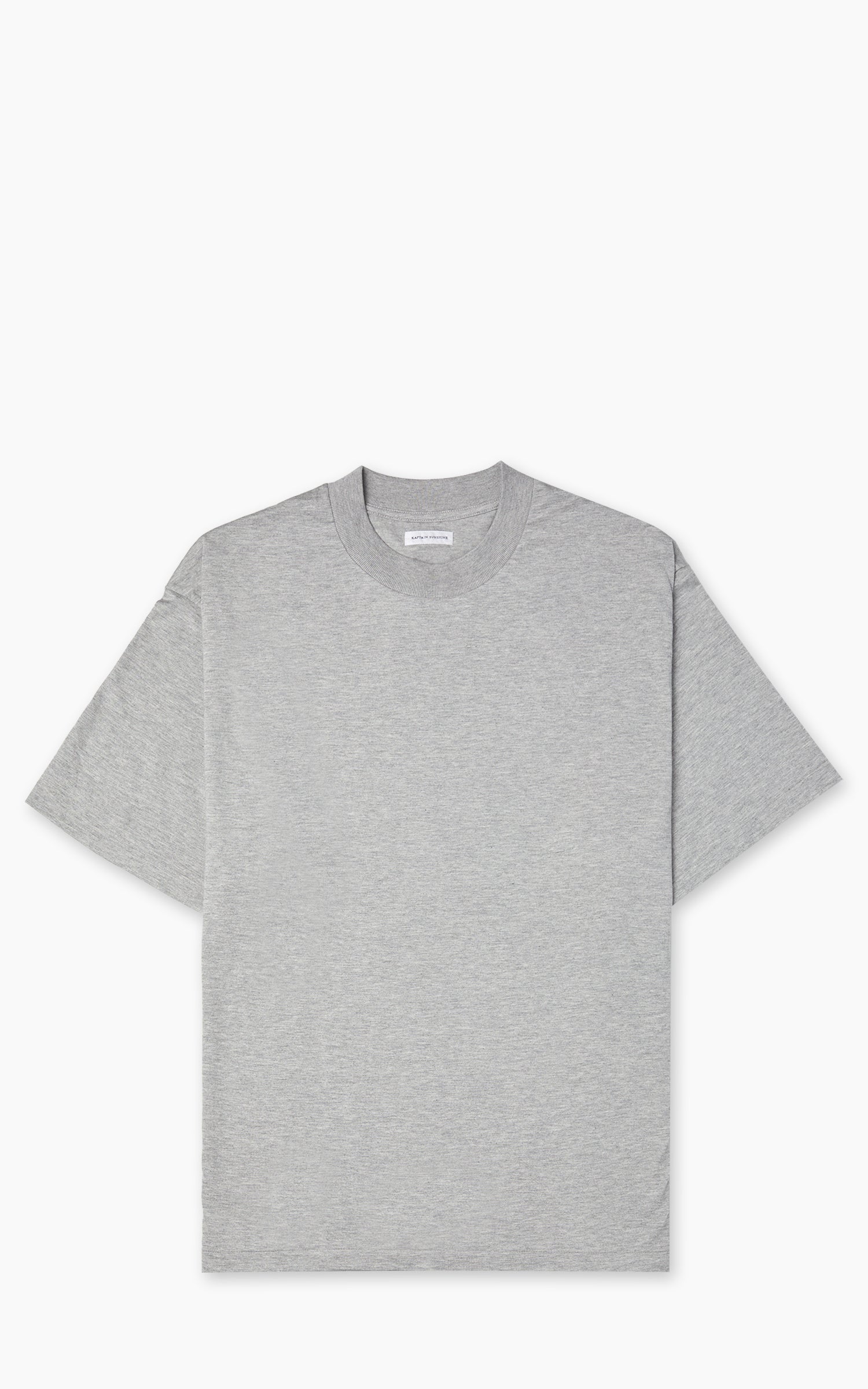 Kaptain Sunshine Suvin Supima Tube Tee Light Feather Grey