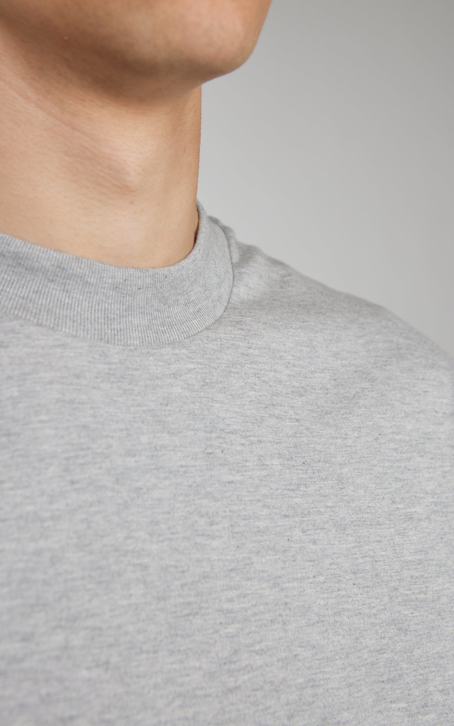 Kaptain Sunshine Suvin Supima Tube Tee Light Feather Grey