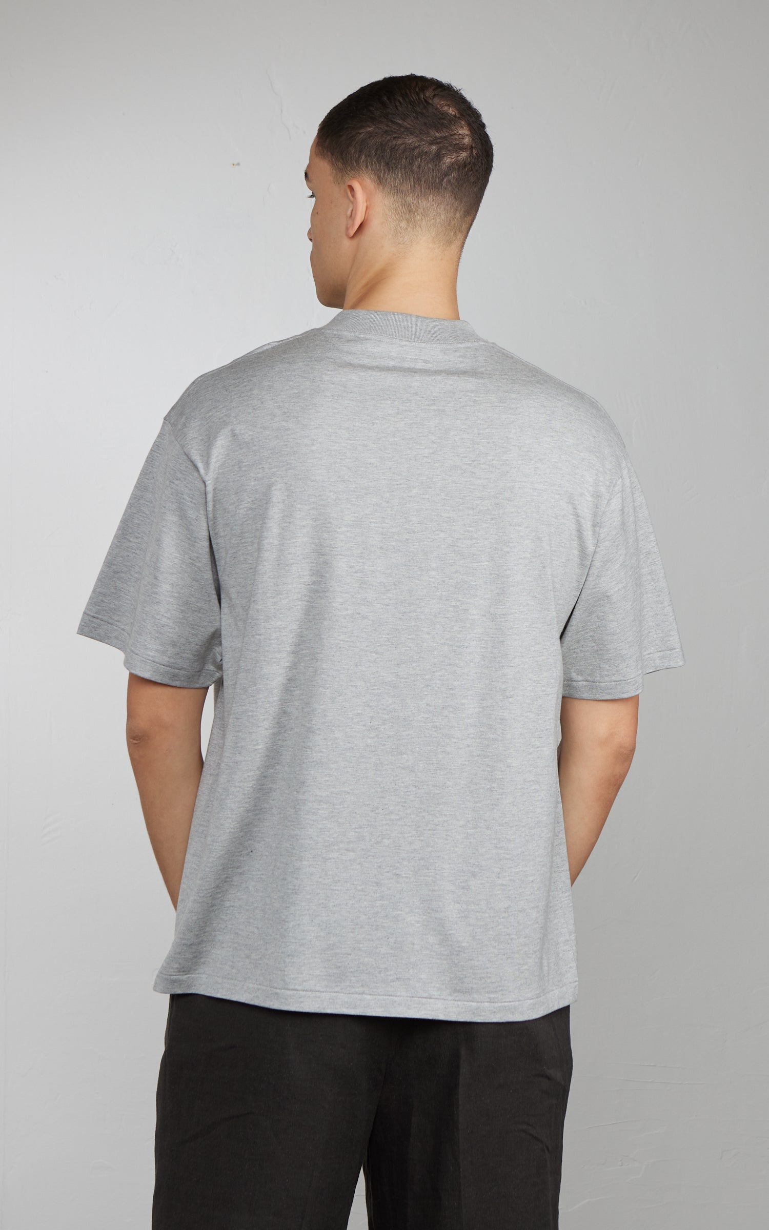 Kaptain Sunshine Suvin Supima Tube Tee Light Feather Grey