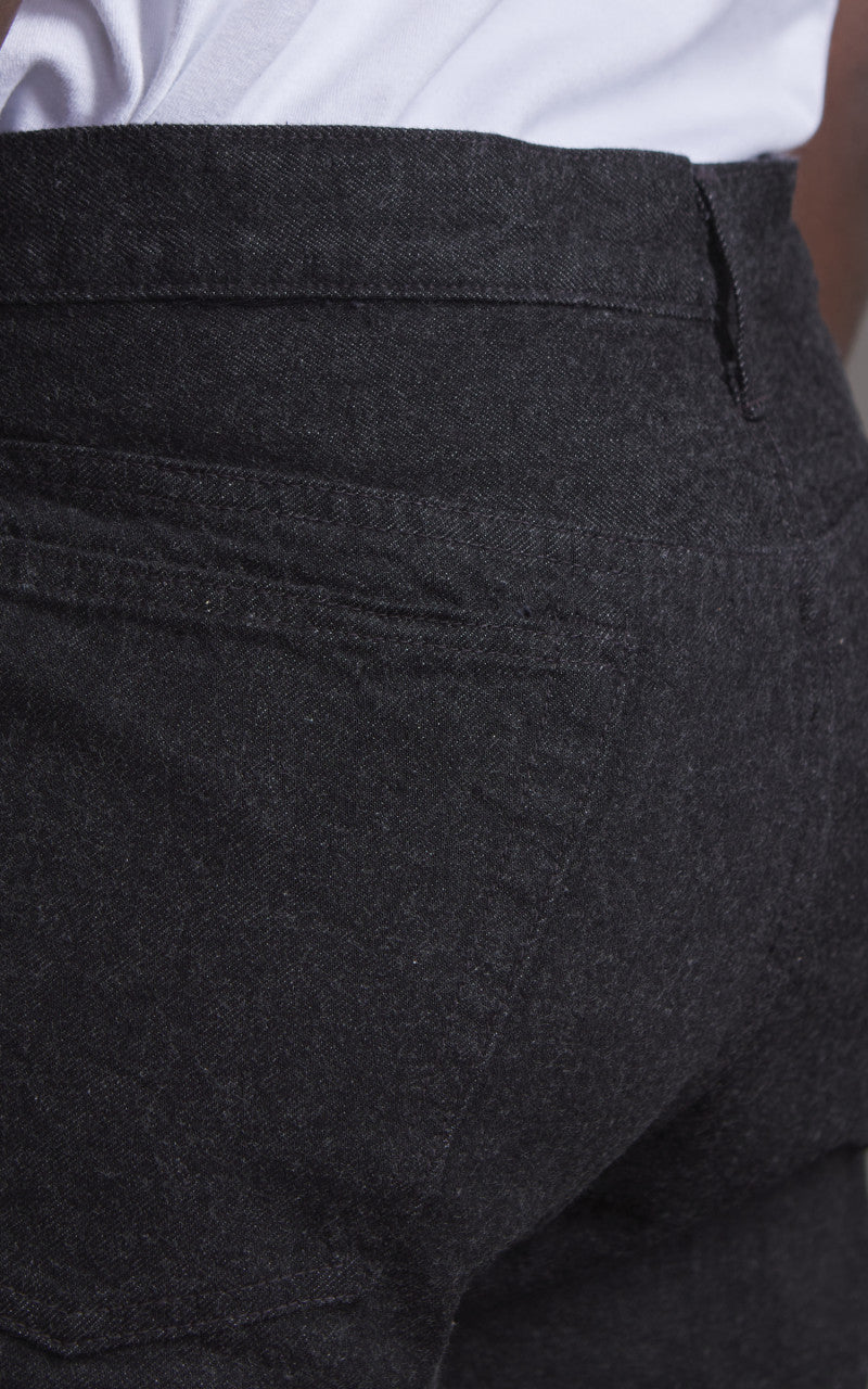 Kaptain Sunshine Skate Shoecut Denim Pants One Wash Black