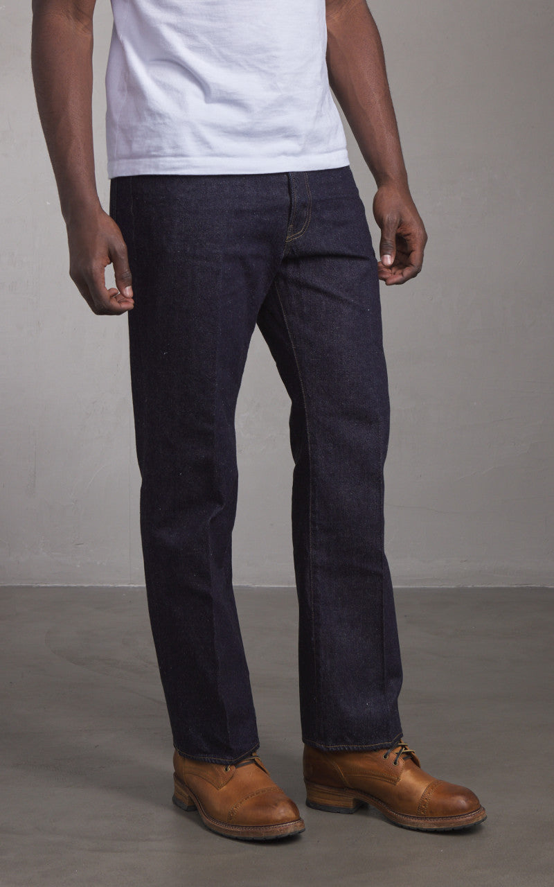 Kaptain Sunshine Skate Shoecut Denim Pants One Wash Indigo