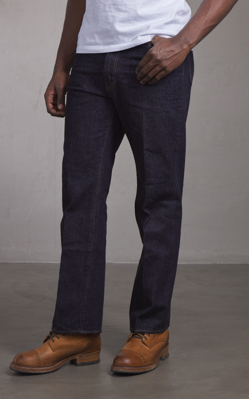 Kaptain Sunshine Skate Shoecut Denim Pants One Wash Indigo