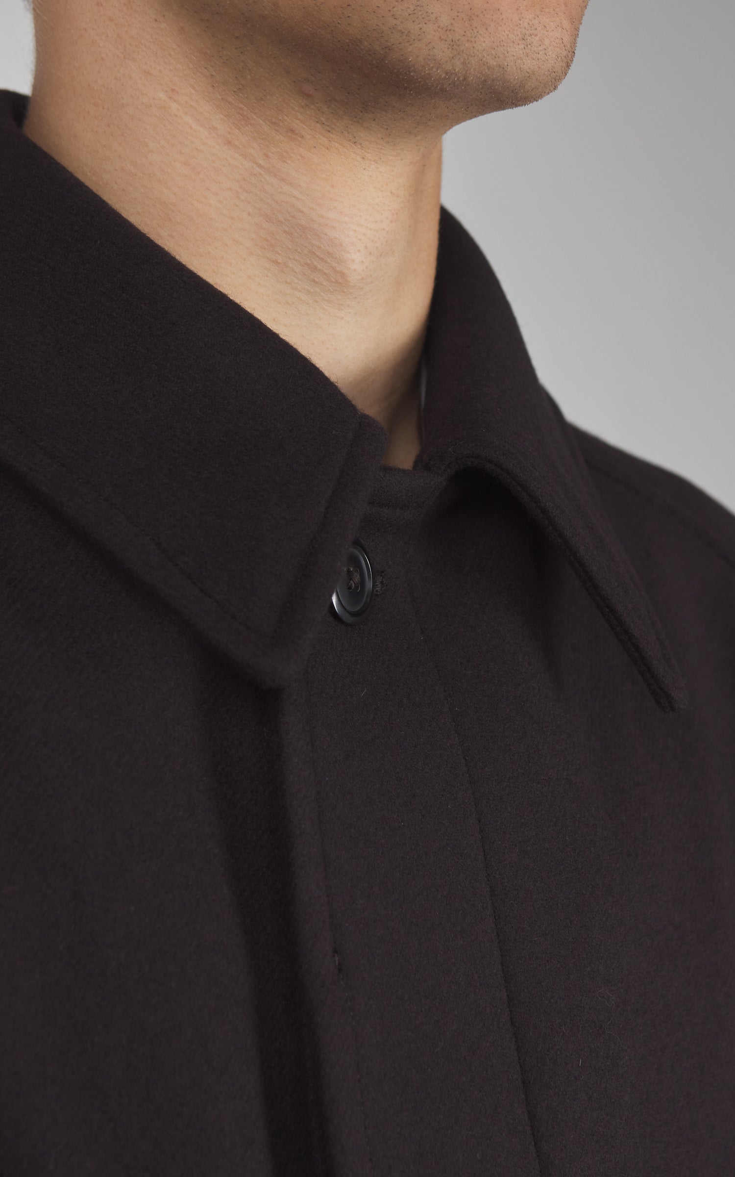 Kaptain Sunshine Traveller Coat Wool Top Brown