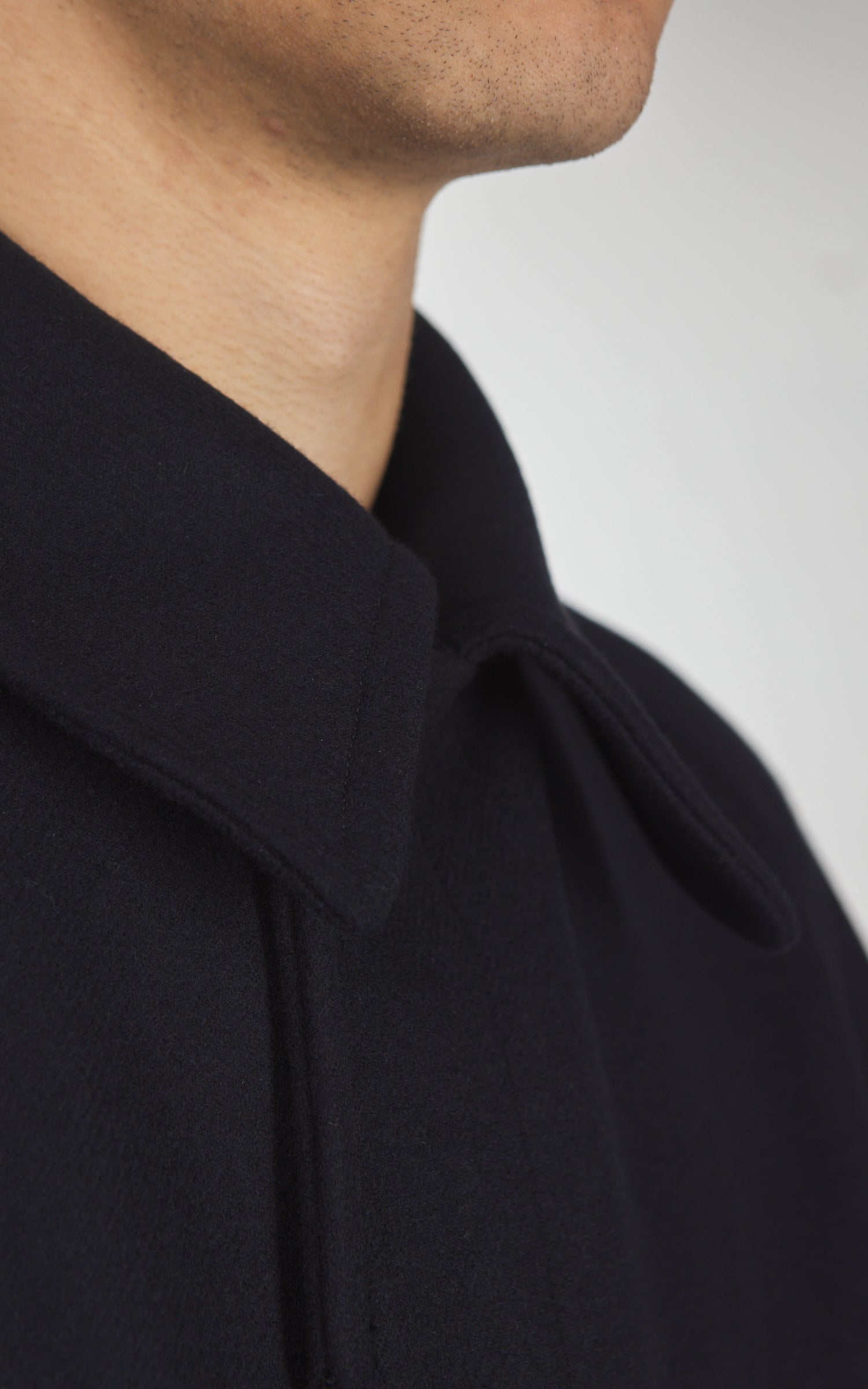 Kaptain Sunshine Traveller Coat Wool Top Navy