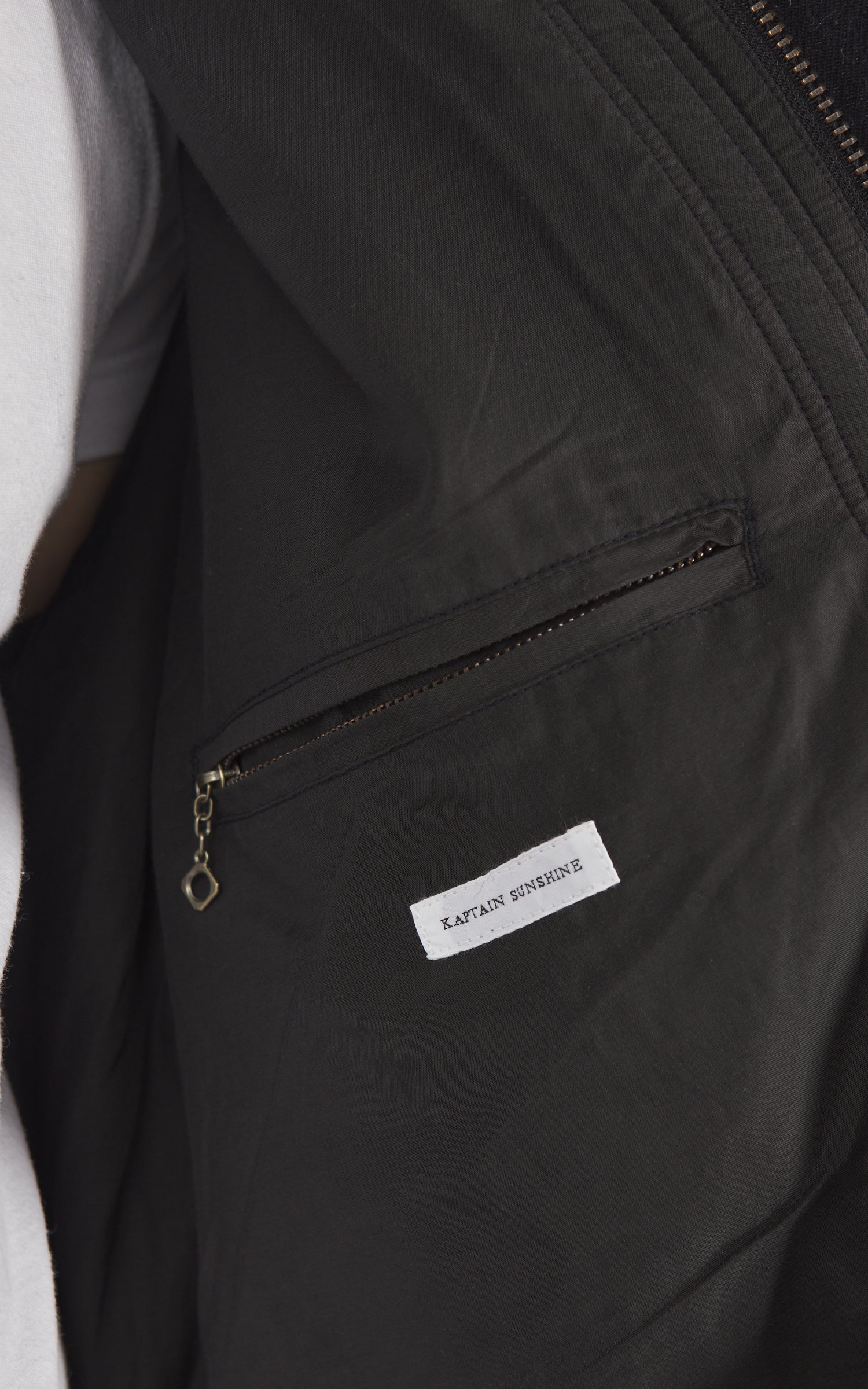 Kaptain Sunshine Wool Serge Hunter Jacket Top Navy
