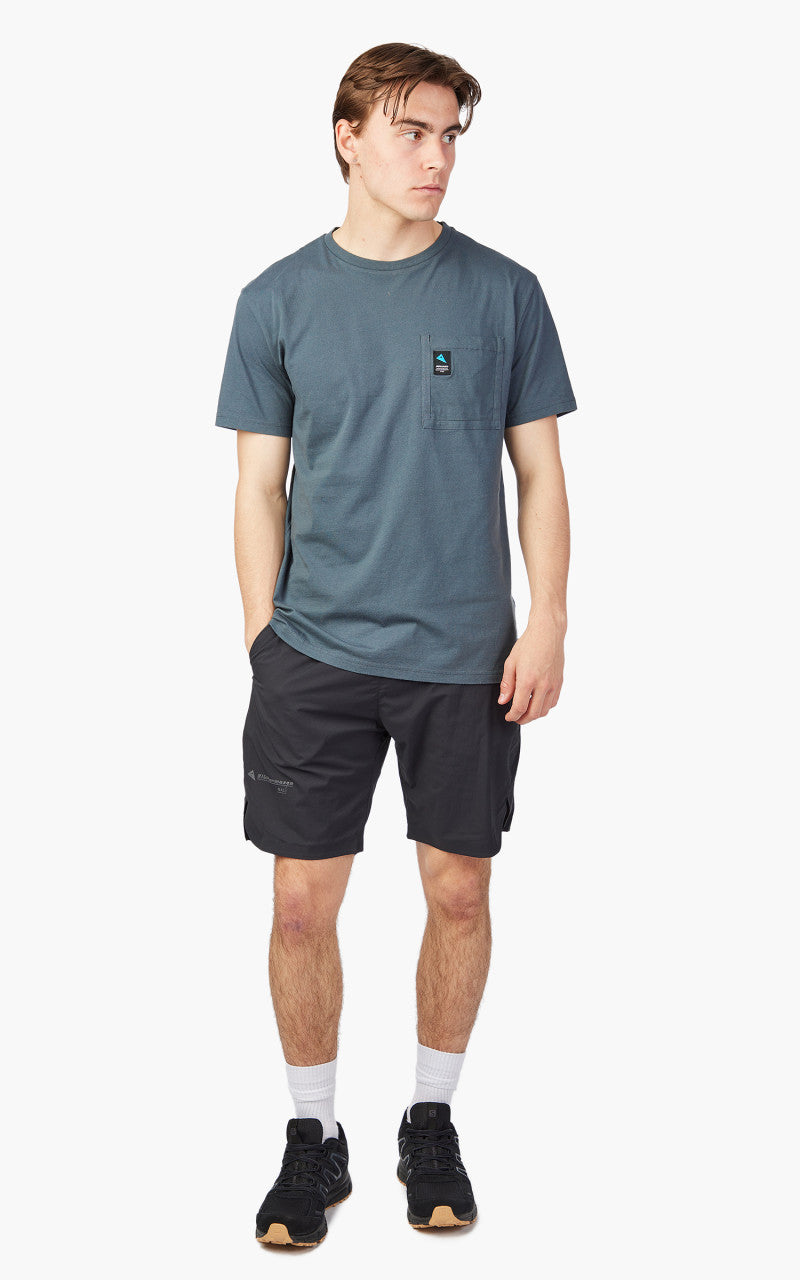 Klättermusen Runa Pocket Short Sleeve Tee Thistle Blue
