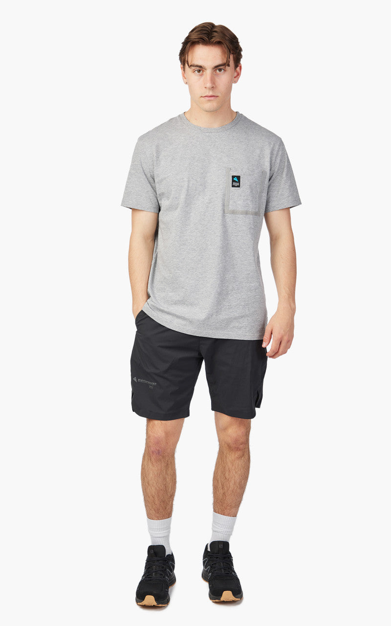 Klättermusen Runa Pocket Short Sleeve Tee Grey Melange