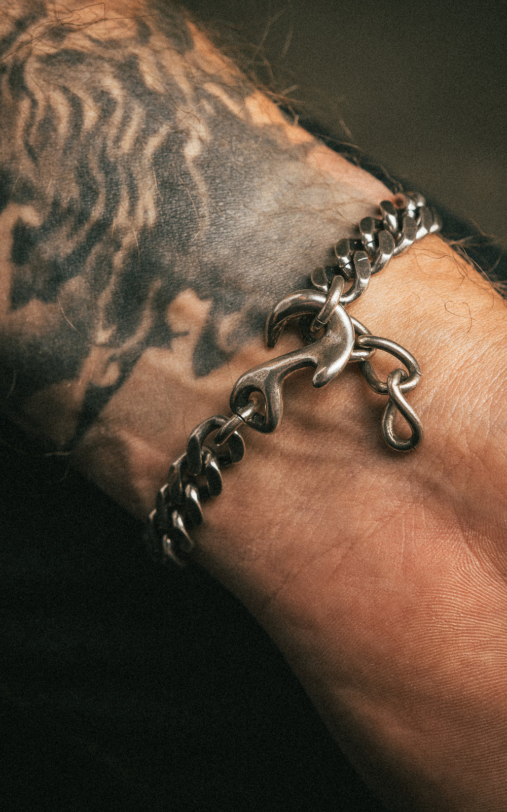 Kobashi Studio BR525XS Classic Anchor Bracelet Plated Silver