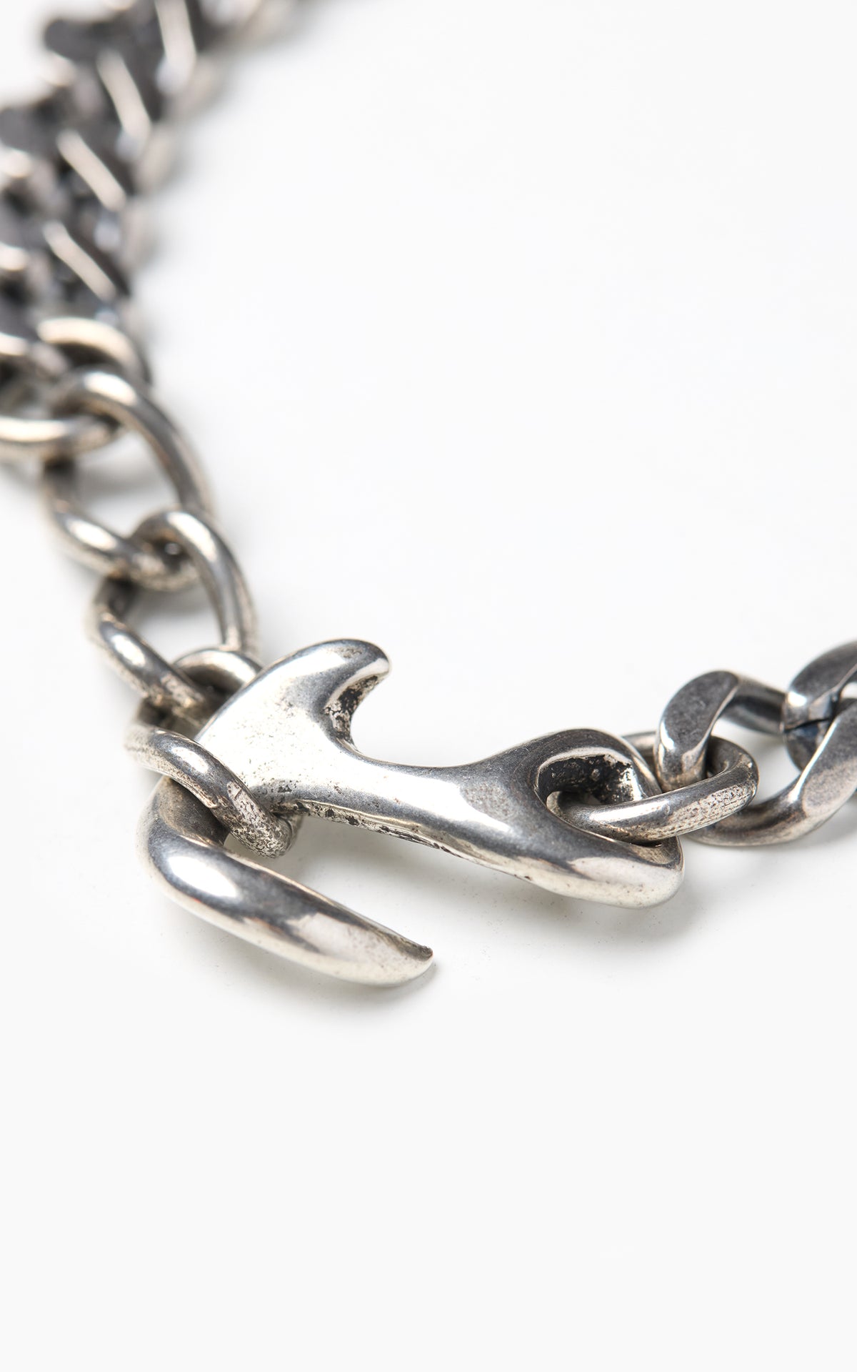 Kobashi Studio BR525XS Classic Anchor Bracelet Plated Silver