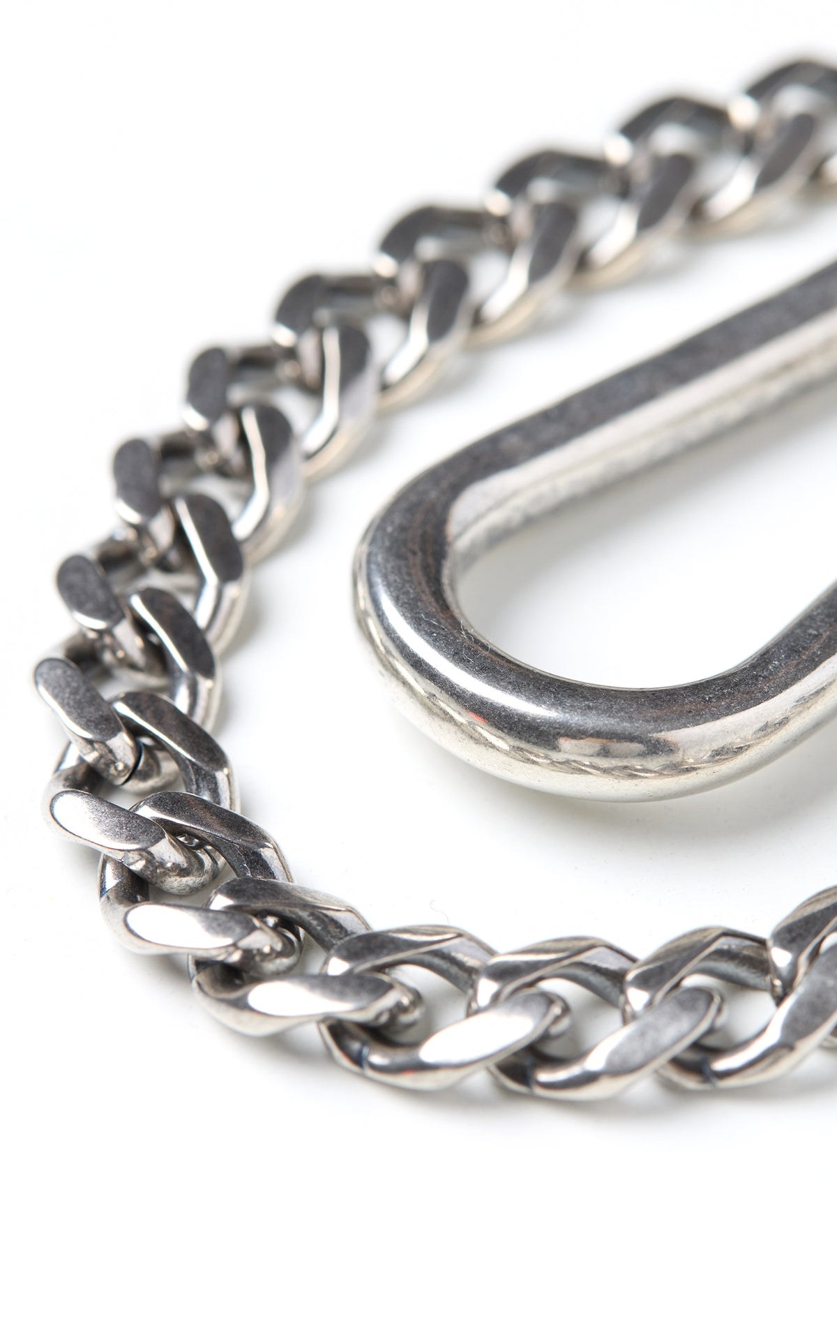 Kobashi Studio BR725CTXS Key Chain Twist Plated Silver