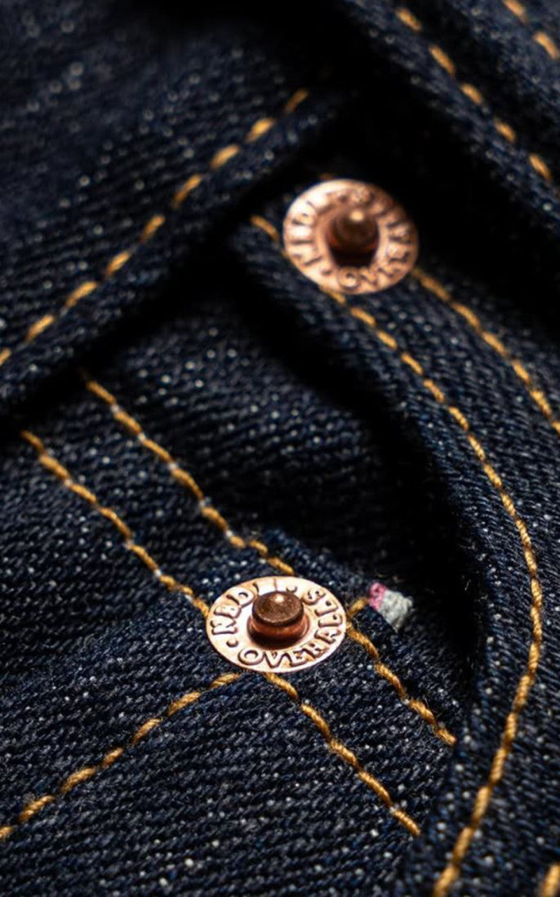 NBDN Kabuto x Hannya Kodachi II Regular Straight Selvedge Jeans Indigo 15oz