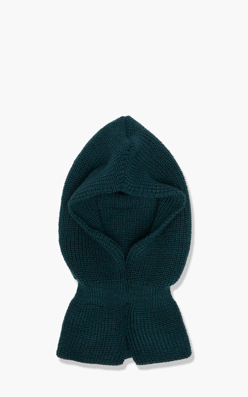 Leuchtfeuer-Strickwaren Balaclava Knit Wool Green