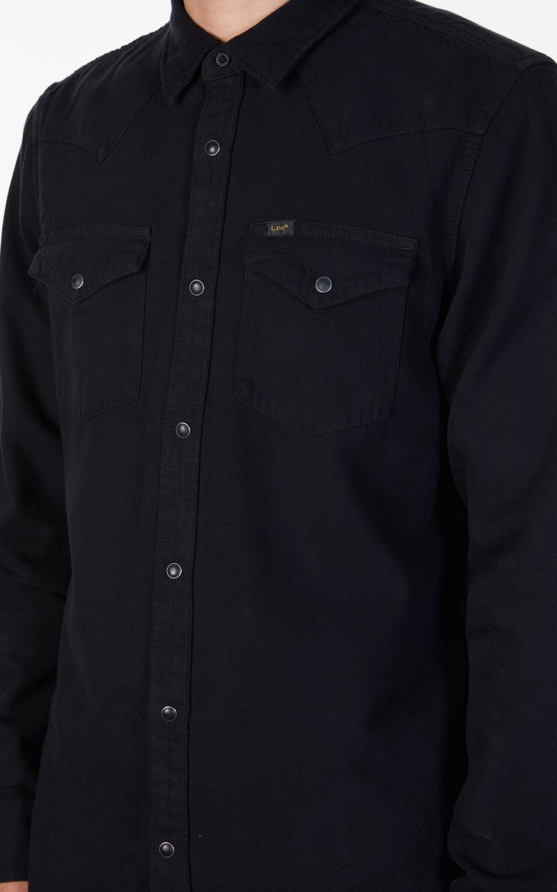 Lee Regular Western Shirt Black
