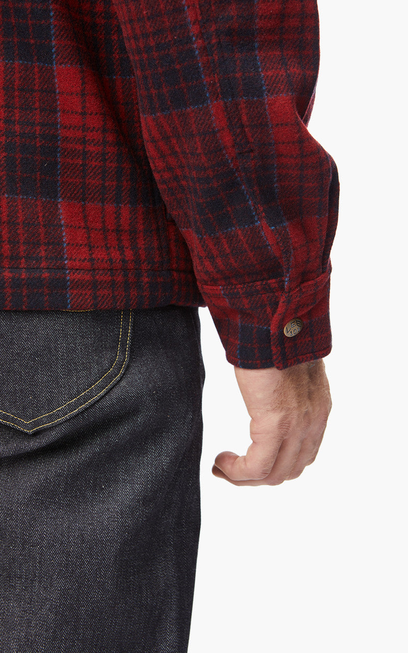 Lee 101 Wool Overshirt Salsa