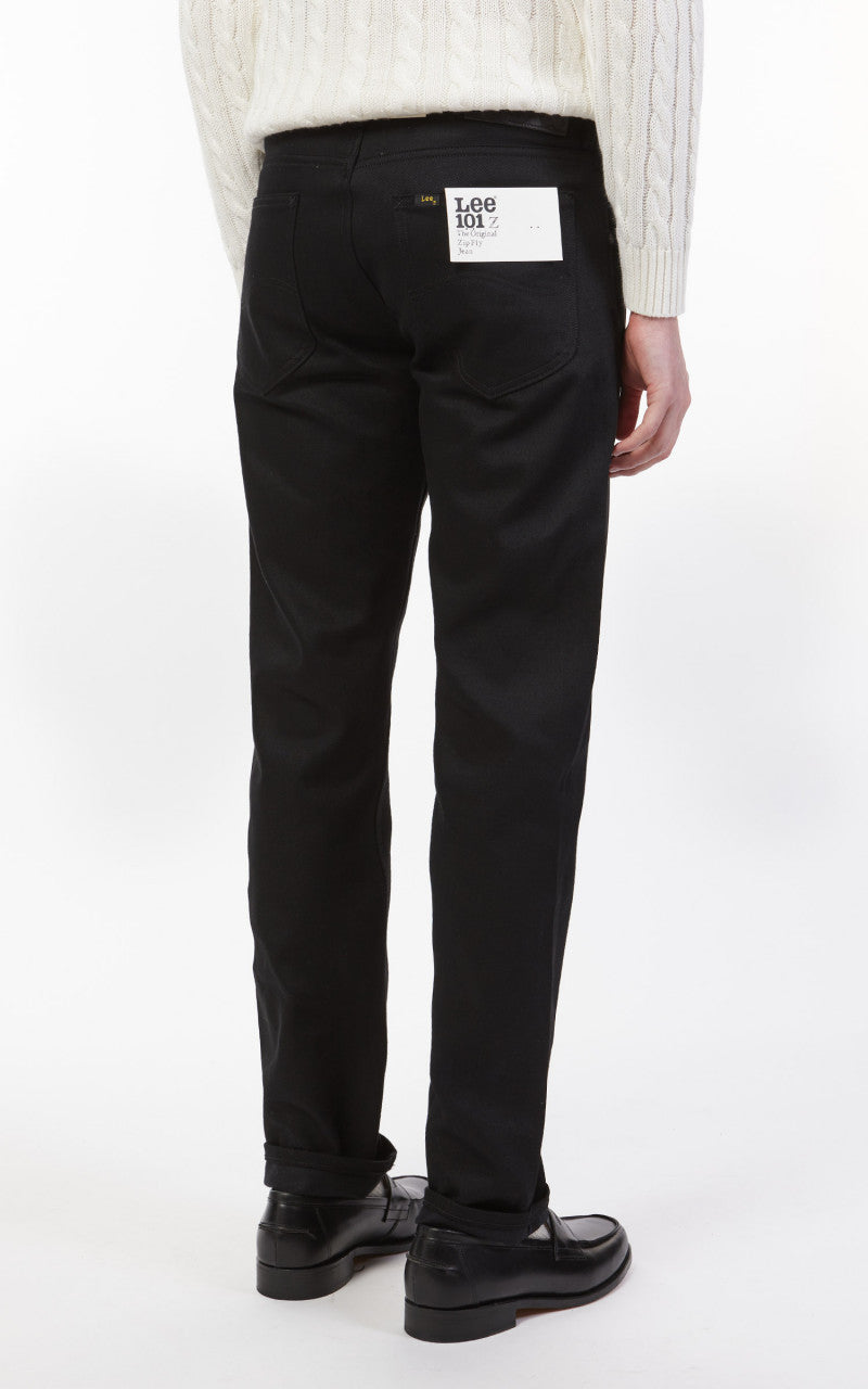 Lee 101 101 Z Jeans Dry Selvedge Black 14oz