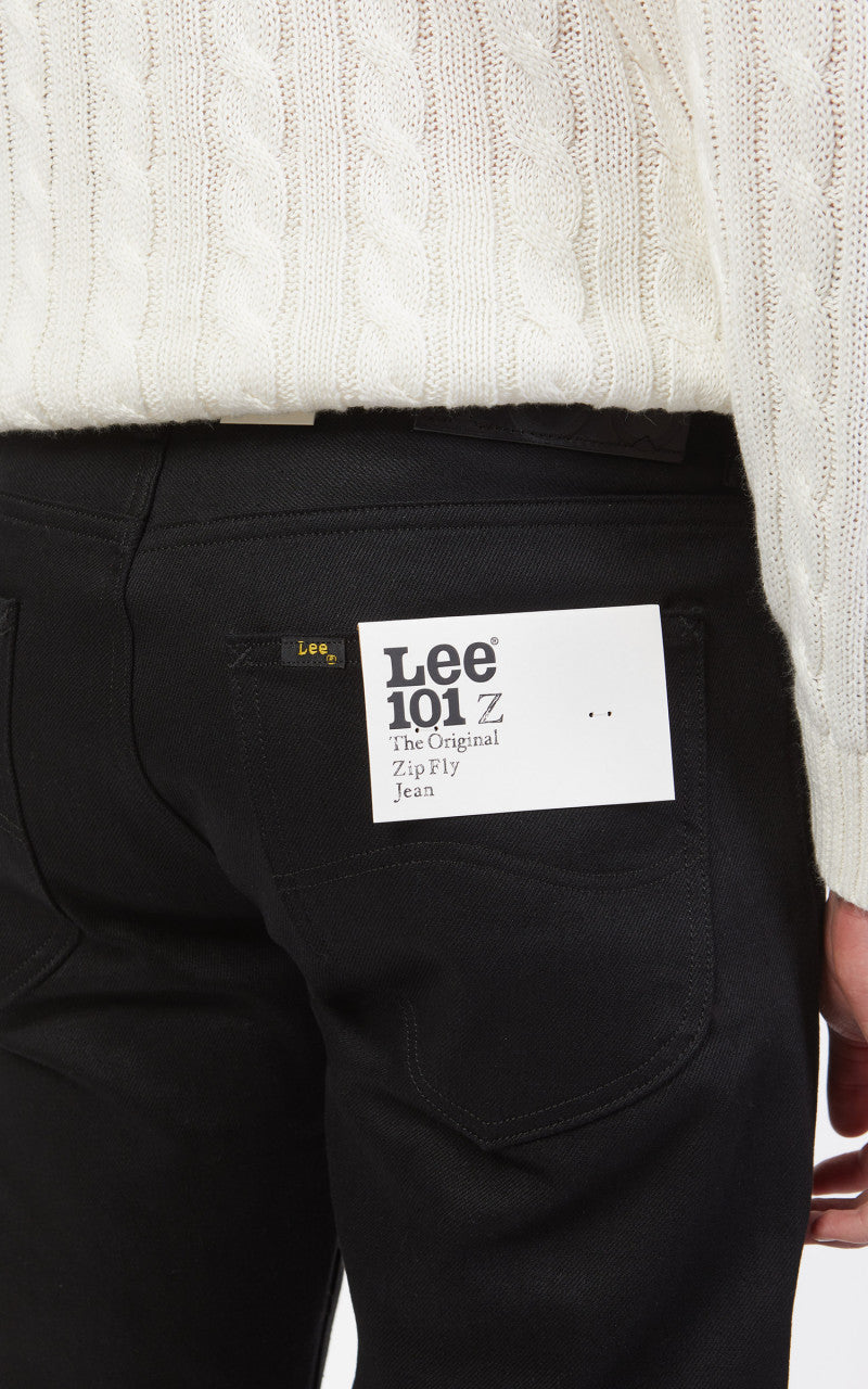 Lee 101 101 Z Jeans Dry Selvedge Black 14oz
