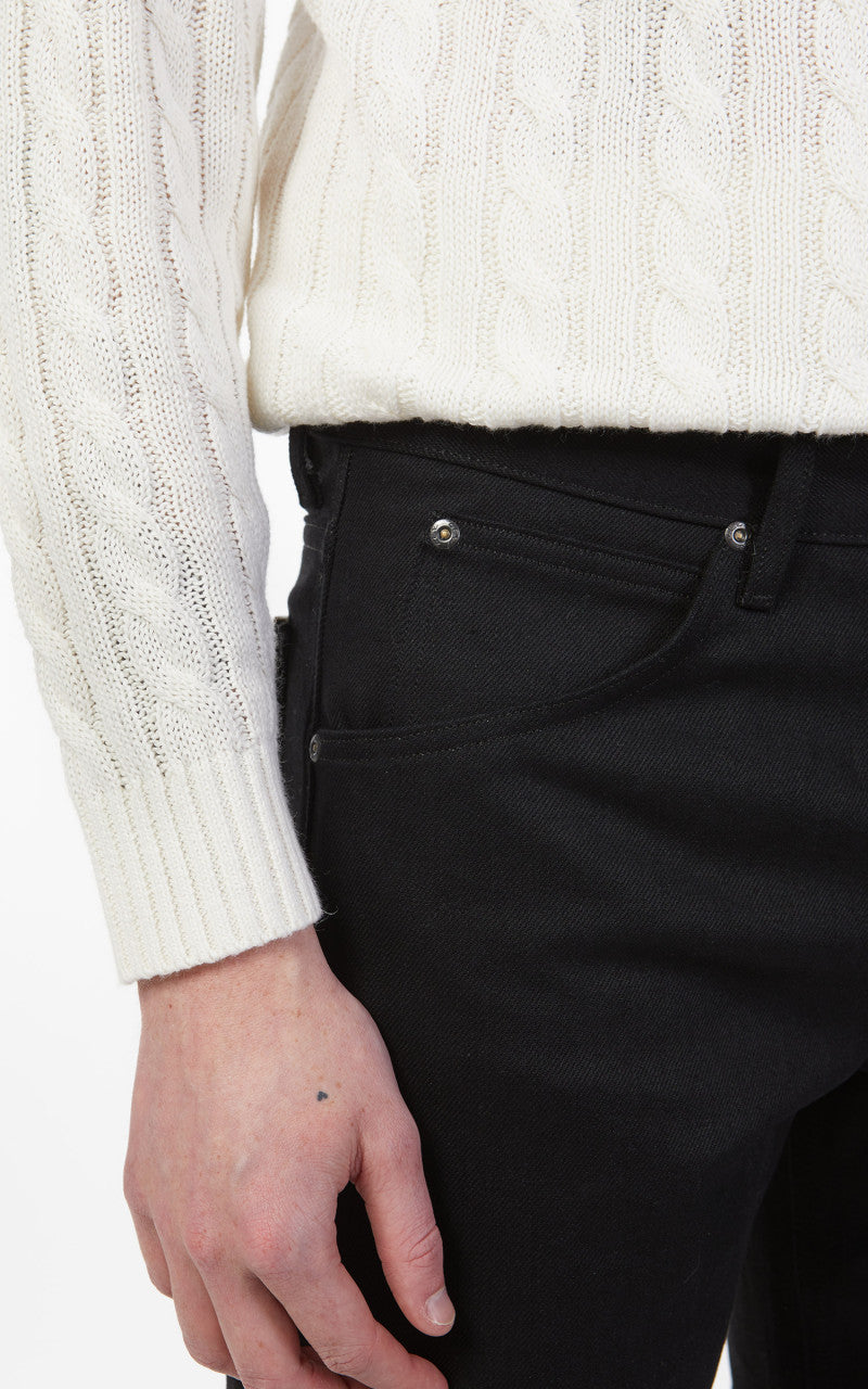 Lee 101 101 Z Jeans Dry Selvedge Black 14oz