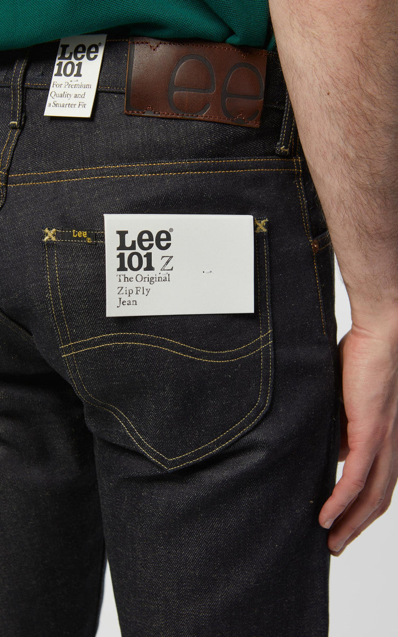 Lee 101 101 Z Jeans Dry Cotton Linen Selvedge Denim 14oz