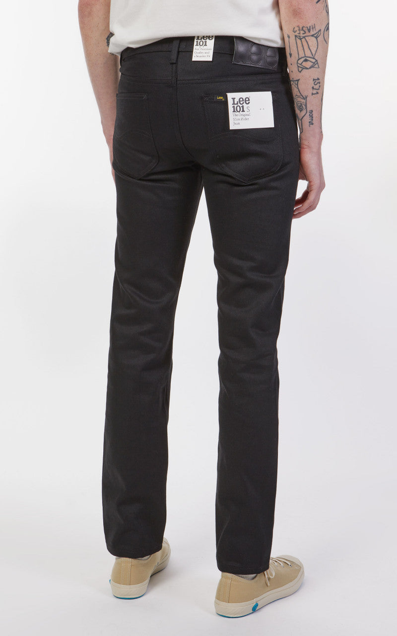 Lee 101 101 S Jeans Dry Selvedge Black 14oz