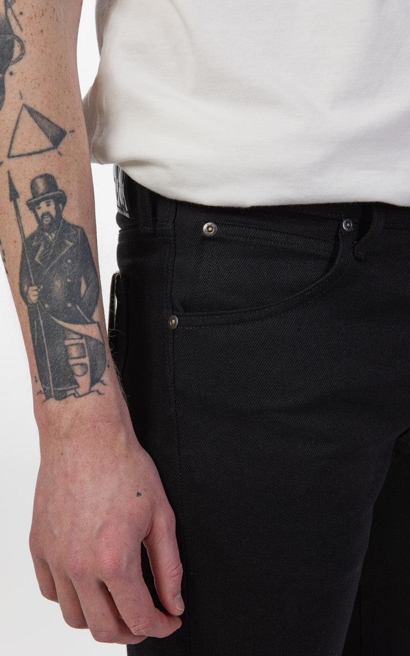 Lee 101 101 S Jeans Dry Selvedge Black 14oz