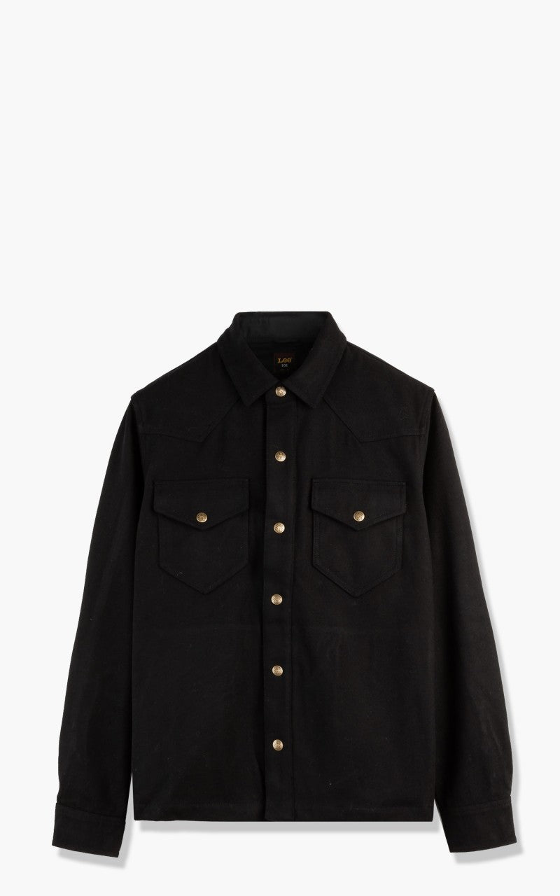 Lee 101 Wool Overshirt Black
