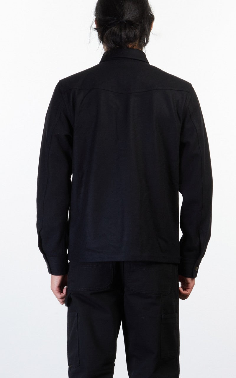 Lee 101 Wool Overshirt Black