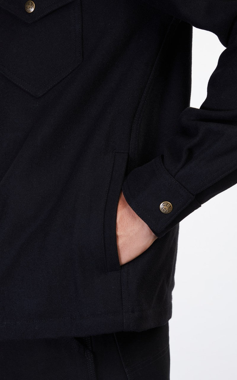 Lee 101 Wool Overshirt Black