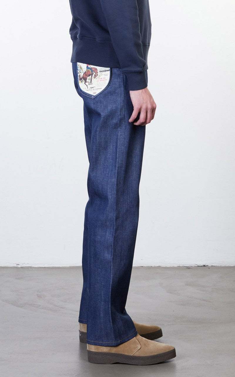 Lee 101 50s Rider Jeans Dry Selvage Natural Indigo 13oz