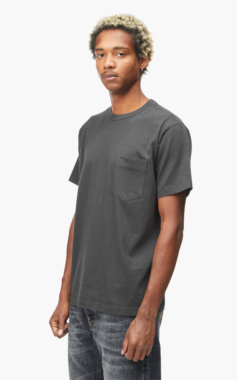 Lady White Co. Balta Pocket Tee Charcoal