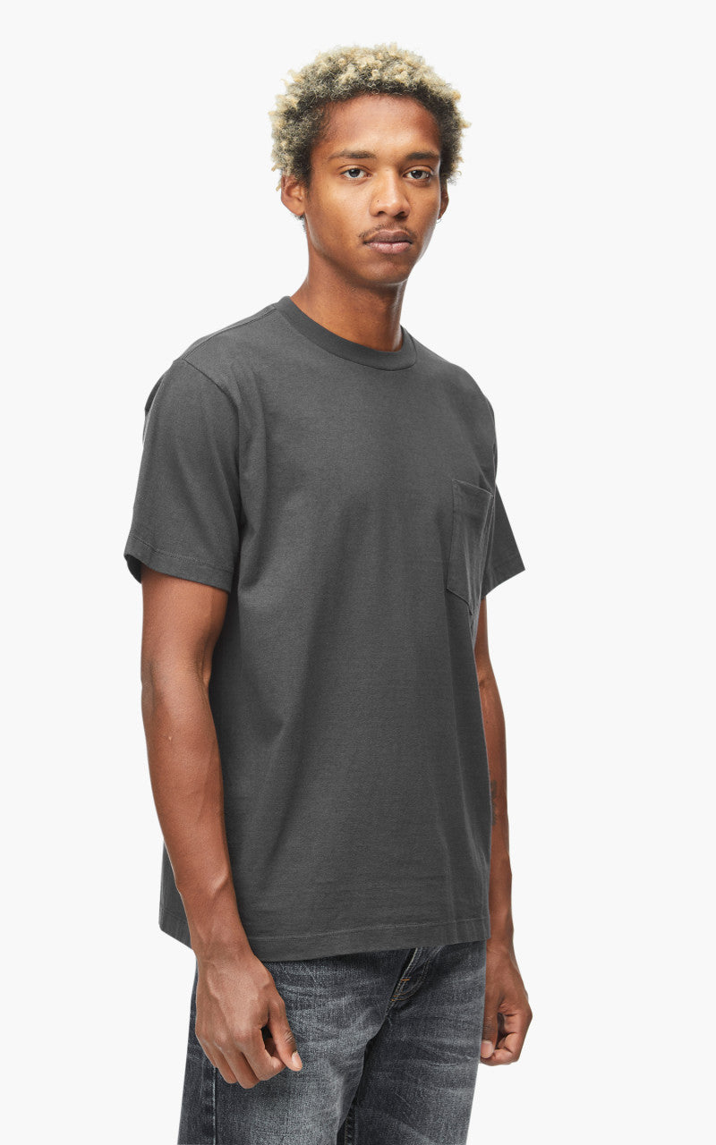 Lady White Co. Balta Pocket Tee Charcoal
