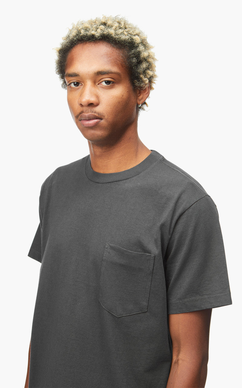 Lady White Co. Balta Pocket Tee Charcoal