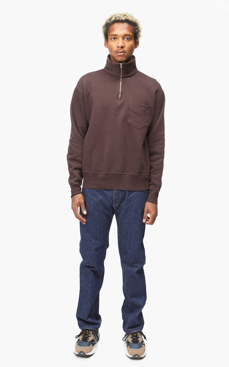 Lady White Co. Quarter Zip Sweatshirt Raisin