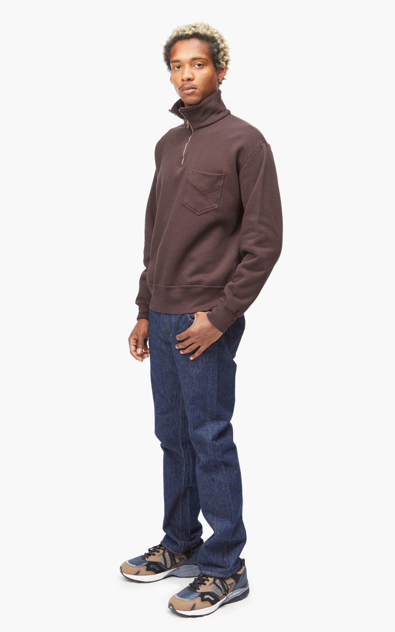 Lady White Co. Quarter Zip Sweatshirt Raisin