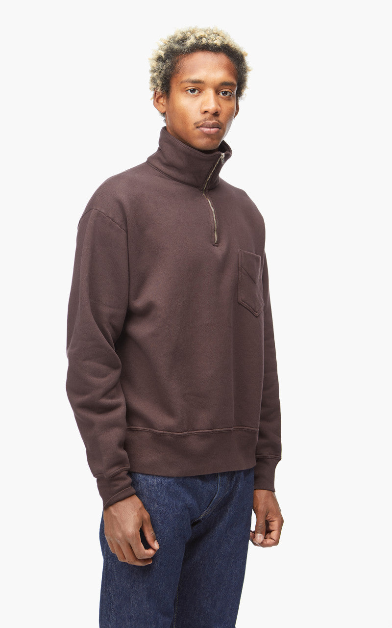 Lady White Co. Quarter Zip Sweatshirt Raisin
