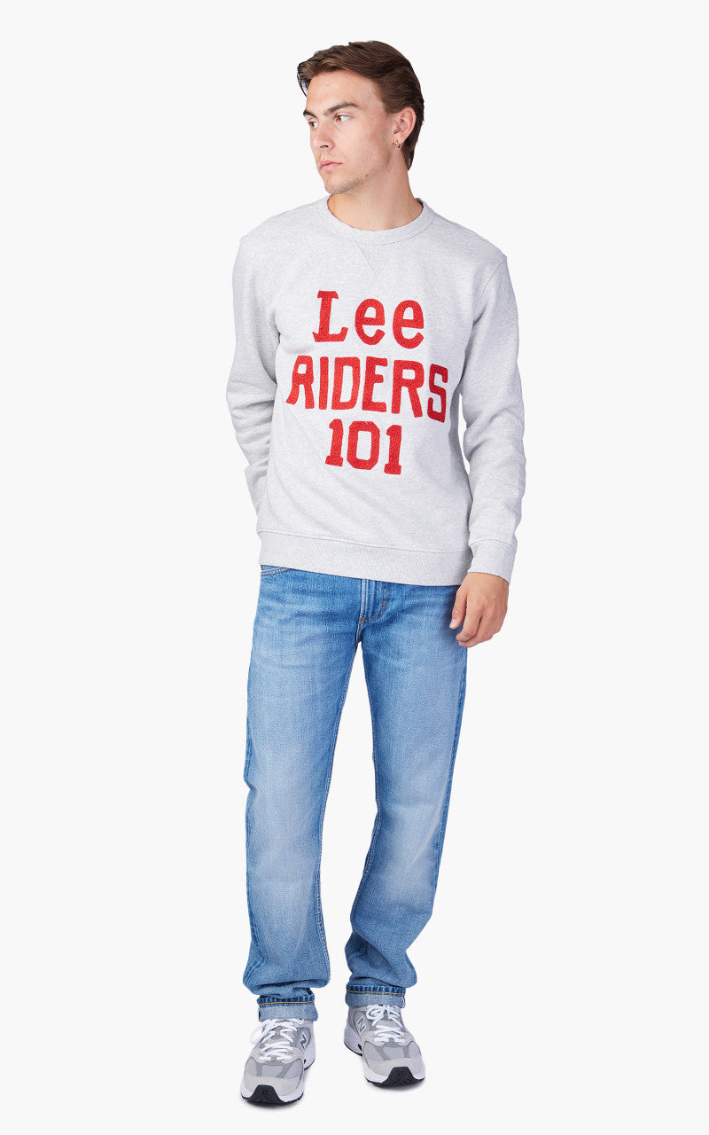 Lee 101 101 Regular Sweatshirt Sharp Grey Mele