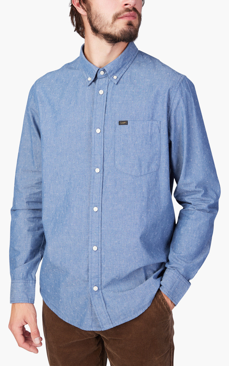 Lee Button Down Shirt Navy