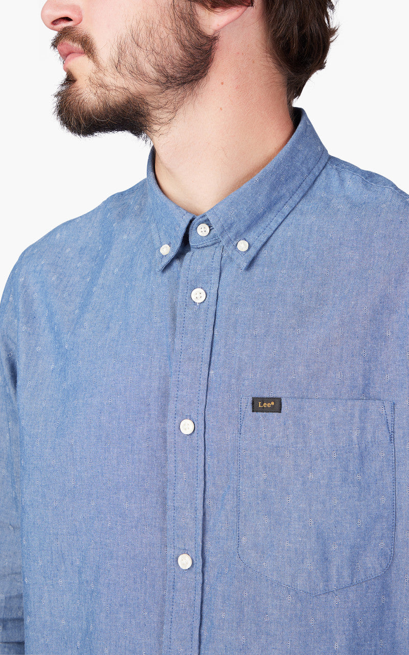 Lee Button Down Shirt Navy