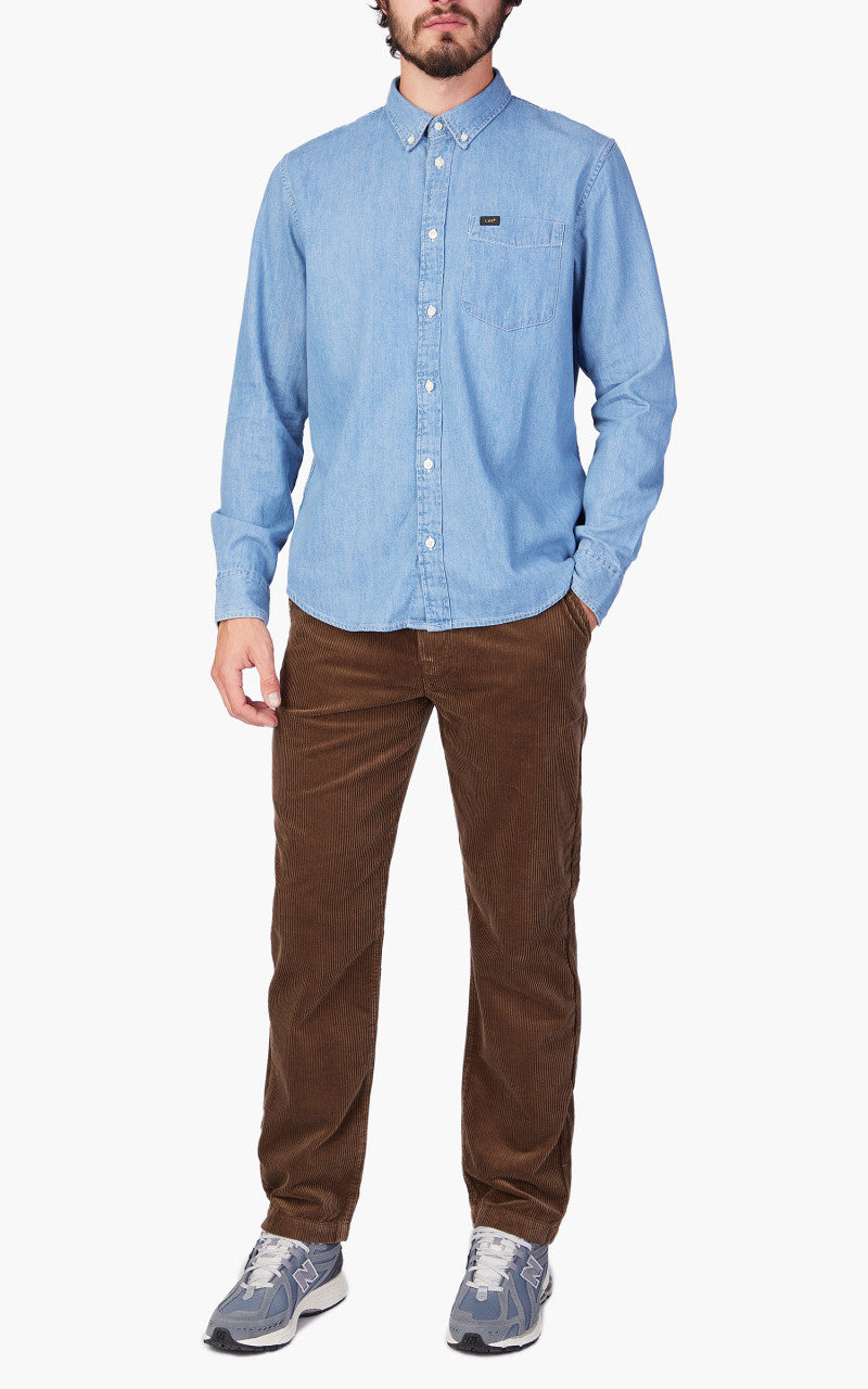Lee Button Down Shirt Shasta Blue