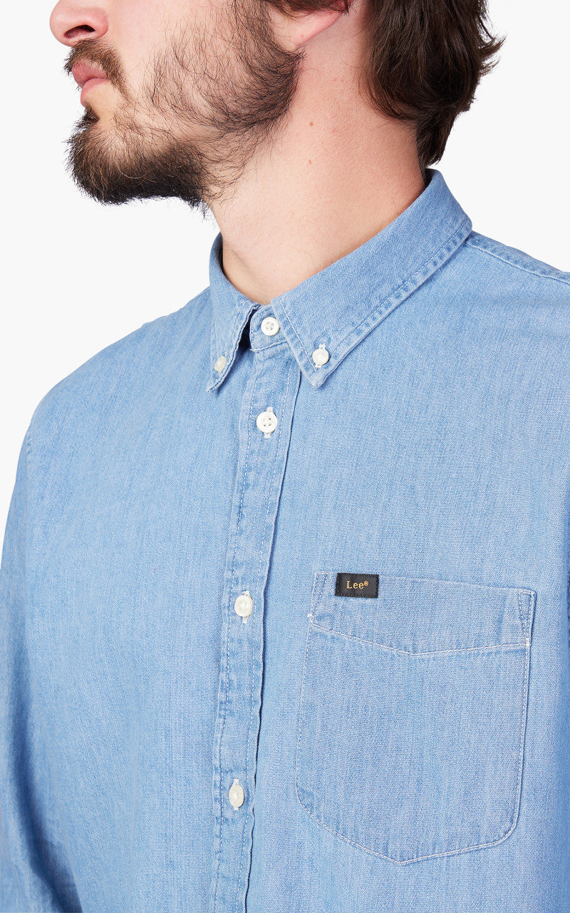 Lee Button Down Shirt Shasta Blue