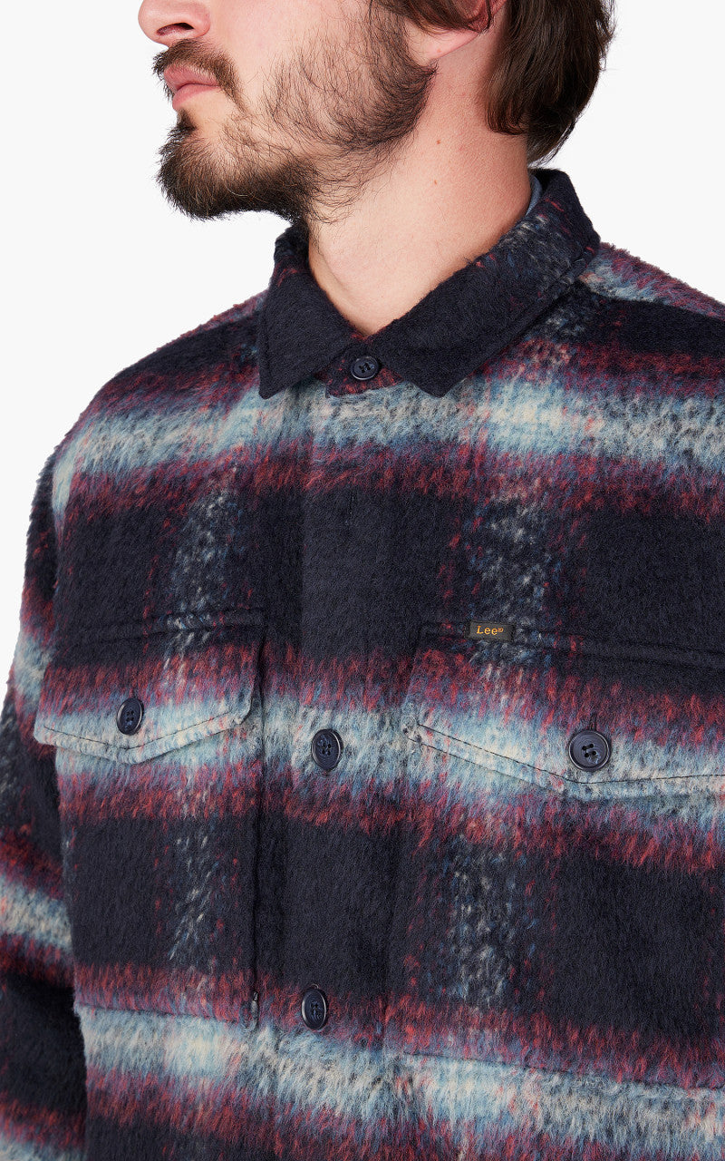 Lee Loose Overshirt Sky Captain