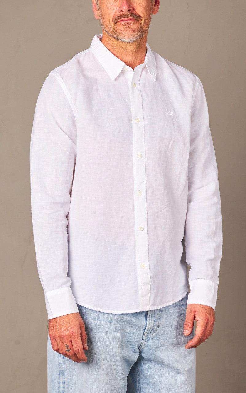 Lee Patch Shirt Bright White